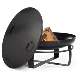 PAKETT: „VIKING” 80 cm aia lõkkekauss 81,5 cm kaane ja äärega